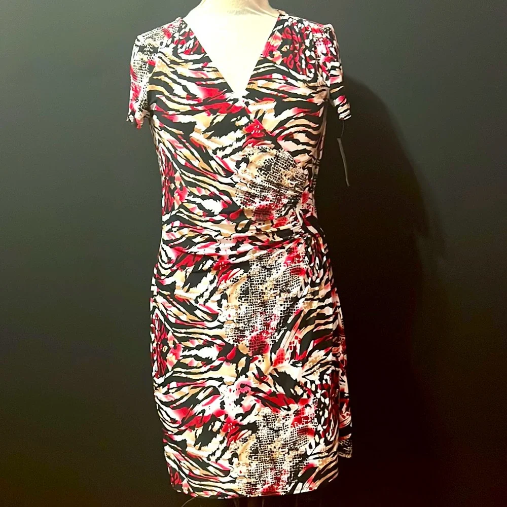 AA studio colorful wrap dresss - Picture 1 of 8